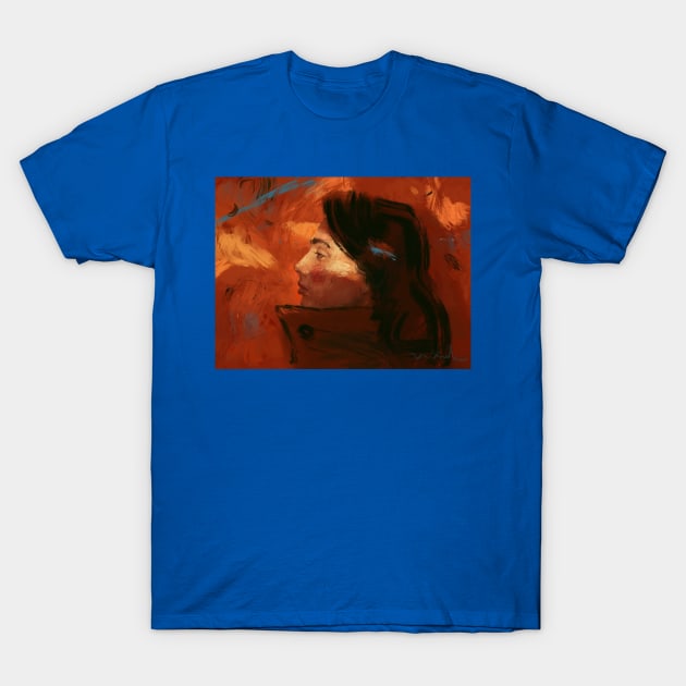 Autumn girl T-Shirt by IlyaArtist